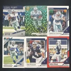 Dallas Cowboys NFLカード6枚(Dak Prescottなど)