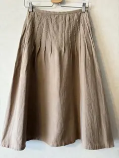 SPICK AND SPAN ベージュ フレアスカート 38