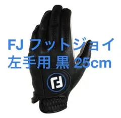 FJ 25cm 左手用 黒 ナノロック ツアー ゴルフグローブ FGNT24のサムネイル