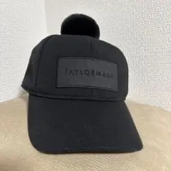 TAYLORMADE ブラック ポンポンキャップ