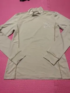 Kolwin レディース ゴルフシャツ ベージュ ストライプ