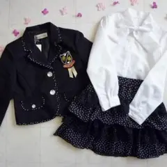 新品✳︎ドット柄120㎝✳︎フォーマルアンサンブル✳︎入学式結婚式
