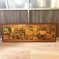 ウォルト・ディズニー ミッキーマウス3コマ漫画 原画 1961年 直筆