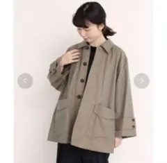 アラアラ araara ウォッシュドサテン オーバーサイズ ジャケット