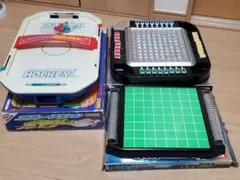 おもちゃ 玩具 3点セット エアホッケー オセロ サバイバルゲーム