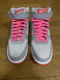 Nike Air Force 1 MID スニーカー グレー/ピンク