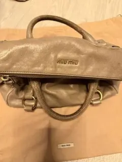 miu miu VITELLO LUX 2WAYバッグ RT0365 - メルカリ