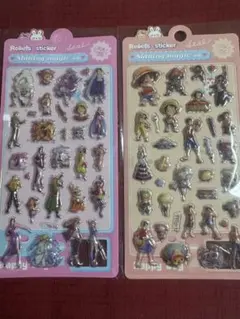ワンピース立体シール2枚セット