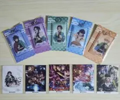 鬼滅の刃×ファミマコラボ アクリルキーチェーン5個セット＆ステッカー5枚セット