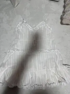 フリルコットンビスチェ