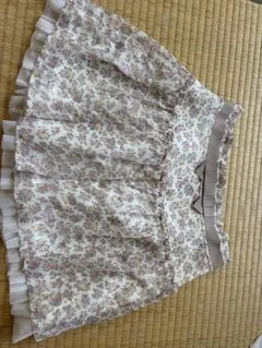 フラワープリント フレアスカート 61-89cm