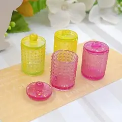 ミニチュア食器 キャンディーポット 4個セット フェイクスイーツ 855