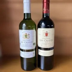 ヴィノスやまざきChateau Les Graves 赤白ワイン 2本セットのサムネイル