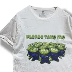 BKHH キャラ Tシャツ 古着 トイストーリー リトルグリーンメン ムービー