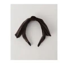 UNITED ARROWS green label ベロア リボンカチューシャのサムネイル