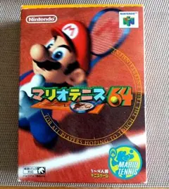 （操作確認済）NINTENDO64 マリオテニス64 ソフト 箱・説明書付