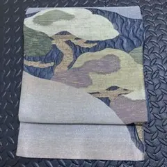 高級　正絹　袋帯　着物　フォーマル　礼服　松　12-2