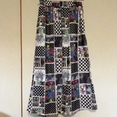 ScoLar（スカラー）パッチワーク柄 ロングスカートのサムネイル