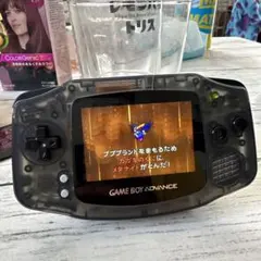 ゲームボーイアドバンス クリアブラック 本体