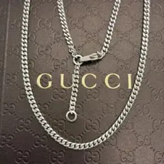 70センチ‼️美品‼️GUCCI 燻‼️シルバー925 ロングチェーン‼️ - メルカリ