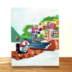 原画】手描き アクリル画 キャンバスアート 3枚セット インテリア バラ