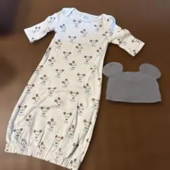 Disney baby ミッキー ツーウェイオール 帽子セット 60cmのサムネイル