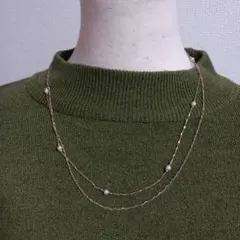 ネックレス 2連
