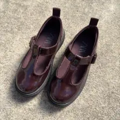 ZARA エナメル　靴　ローファー