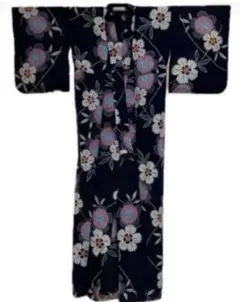 レトロ浴衣　浴衣単品　リメイク材料