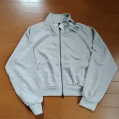trip banana 　短丈　スウェットブルゾン　グレー Mサイズ