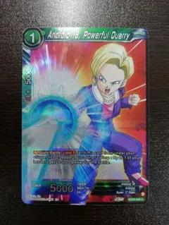 ドラゴンボール超カードゲーム　人造人間18号　ホイル仕様　海外限定　英語版　美品