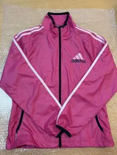 adidas ウィンドブレーカー ピンク
