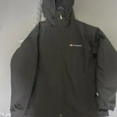 Champion ブラック フード付きジャケット M