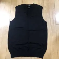 H&M グレー Vネック ベスト