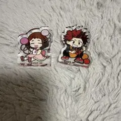 ヒロアカ　トレーディングミニアクリルブロック　あみぐるみ　お茶子　切島