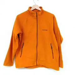 ☆mont-bell フリースジャケット オレンジ　アウトドア
