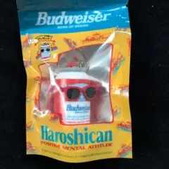 Budweiser 缶型キーホルダー サングラス付き