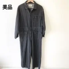 BEAMS BOY　デニム ミリタリー オールインワン　黒　ブラックのサムネイル
