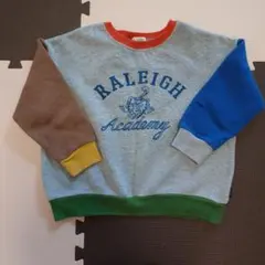 エフオーキッズ カラフル トレーナー 120 裏起毛