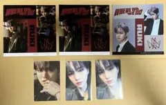 JO1 白岩瑠姫 初回限定盤A,B通常盤 ステッカー トレカ セルカ