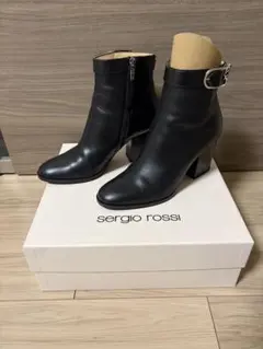 sergio rossi ブラックブーツ セルジオロッシ サイズ36