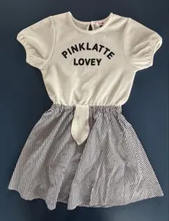 pinklatte ピンクラテ ワンピース 150 XS 半袖