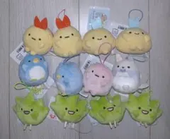 すみっコぐらし ばんざいゴムひも付きマスコット あつまるんですいろんななかま