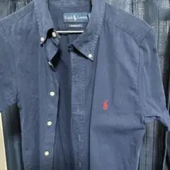 Ralph Lauren Classic Fit 半袖シャツ ネイビーのサムネイル