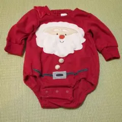 赤いサンタロンパース 70