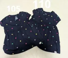 babyGAP 星柄 半袖105と110 2枚セットのサムネイル