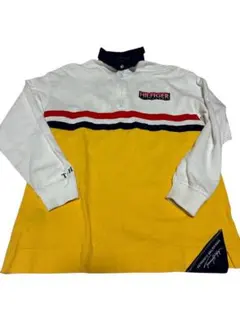 90's TOMMY HILFIGER ポロシャツ Mサイズ