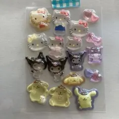 サンリオ　第一弾　ボンボンドロップシール　おすそ分け