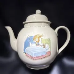 ウエッジウッド ピーターラビット ティーポット L 廃盤【希少/旧刻印/英国製】