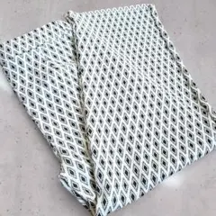 【未使用】ダイヤモンドパターン ワイドレッグパンツ